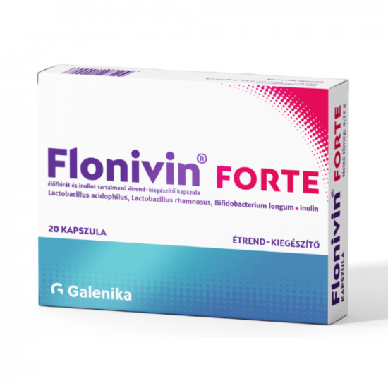 FLONIVIN FORTE ÉLŐFLÓRA INULIN ÉTREND-KIEGÉSZÍTŐ KAPSZULA - 20X